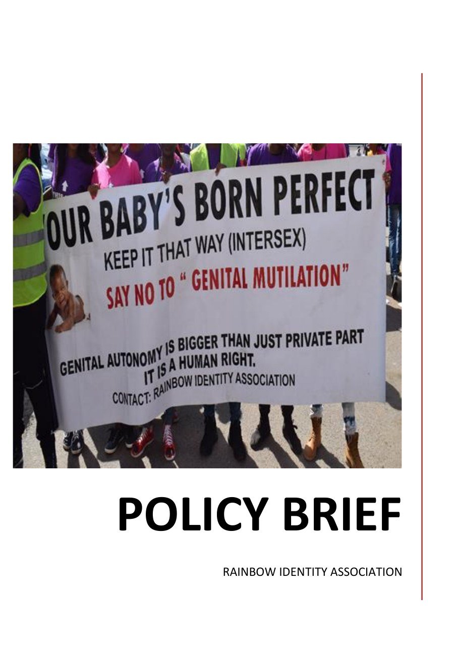 First page of Policy Brief: Legal Recognition