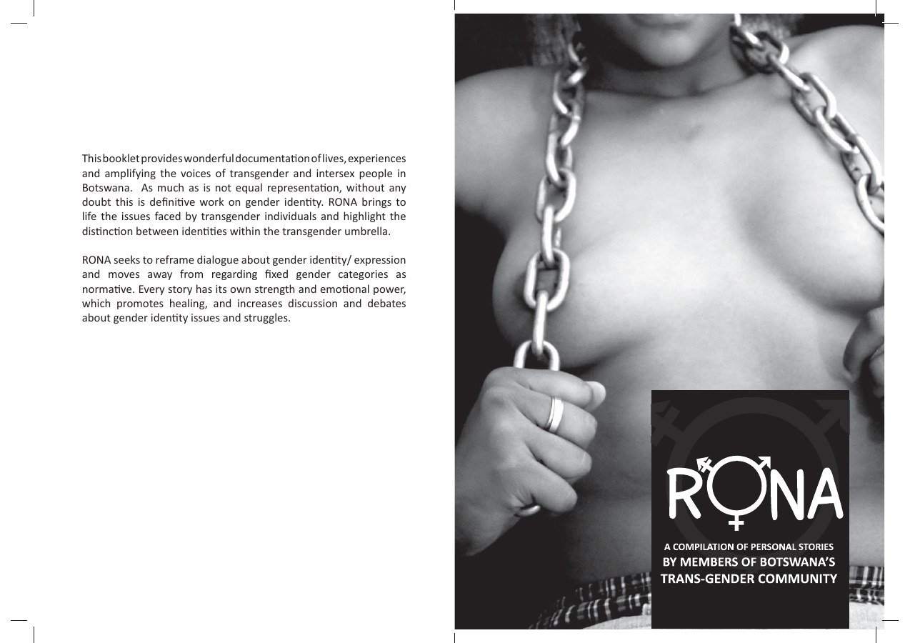 First page of Rona Booklet